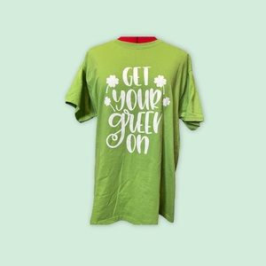 Green Saint Patty Day tee